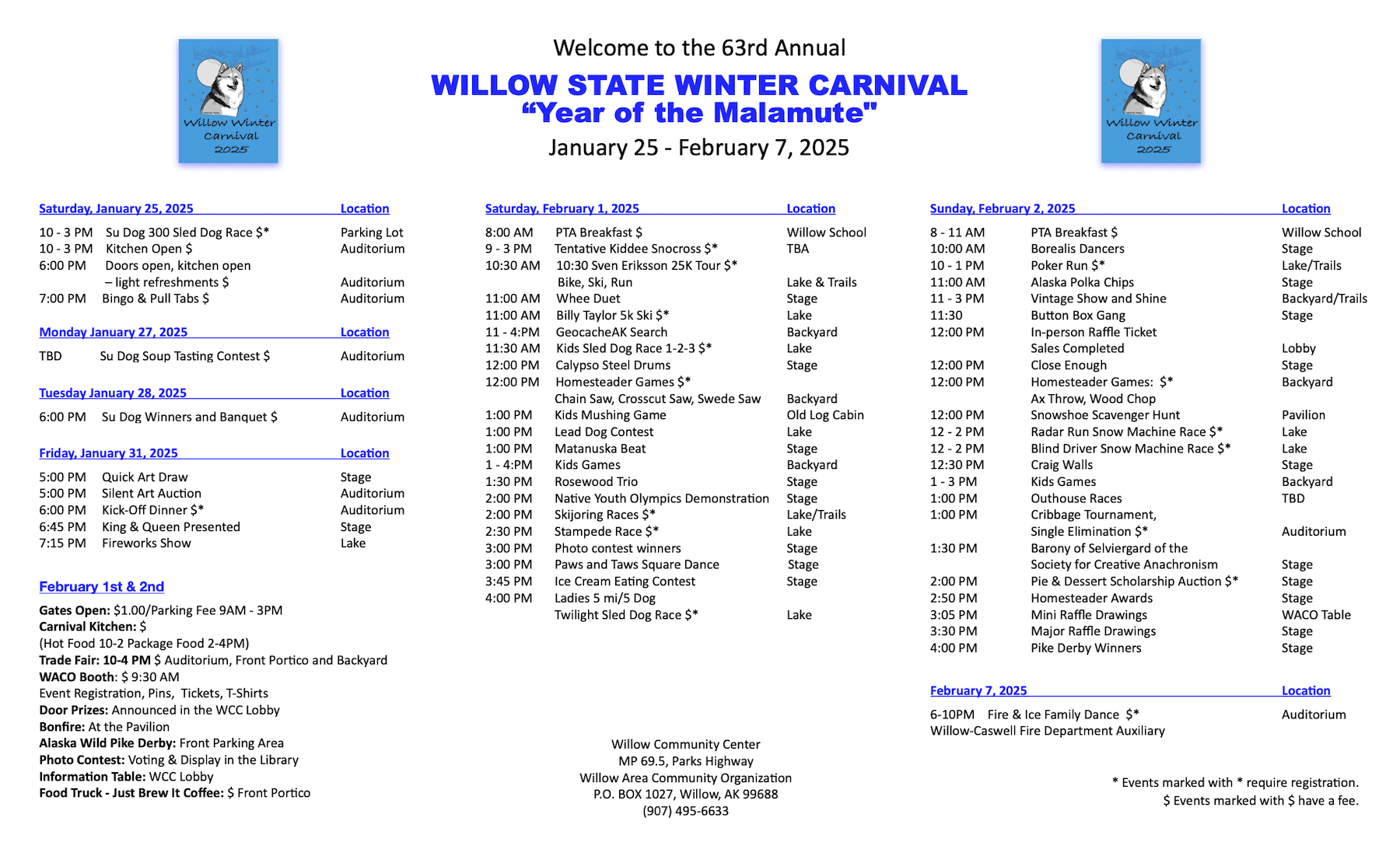 Carnival Schedule 2025 Carnival Schedule 2025